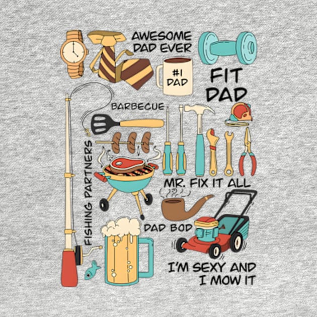 Can't Talk Right Now Doing Hot Dad Stuff, Hot Dad, Mr fix, Dad Bob, Best Dad Ever, Fishing Partners, Fathers Day by artbyGreen